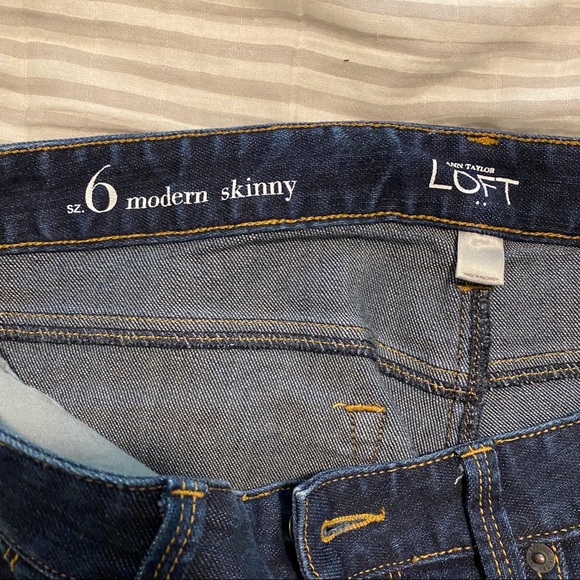 Loft Modern Skinny jeans - Picture 4 of 4